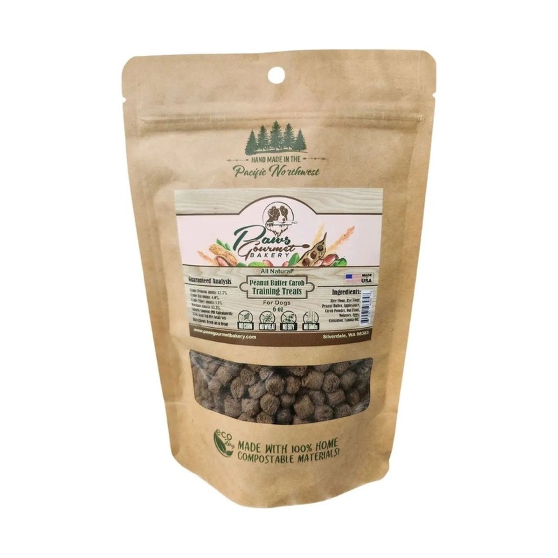Paws Gourmet Bakery Peanut Butter Carob Training Treats
