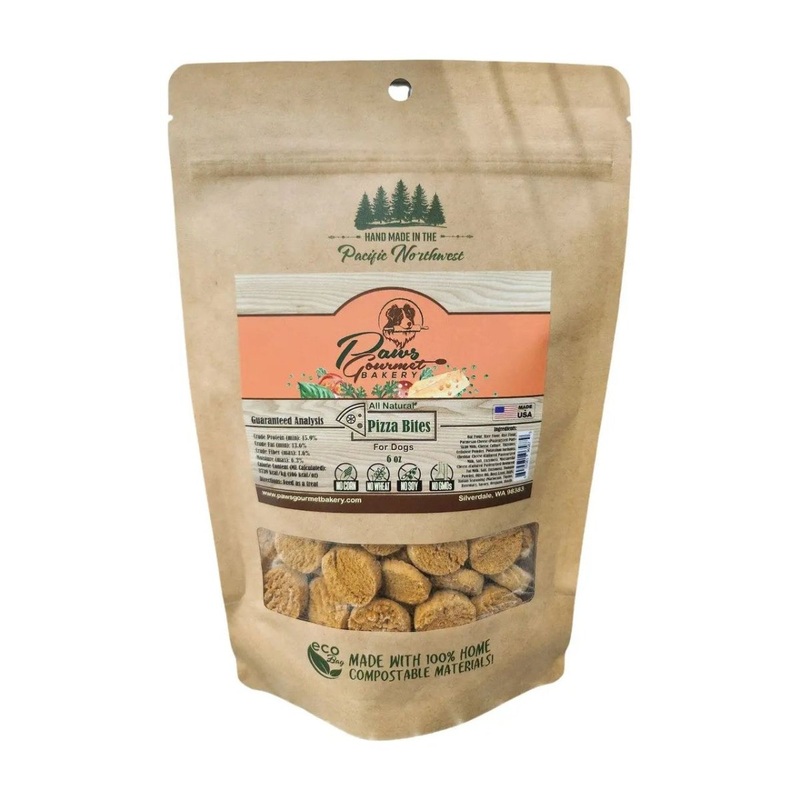 Paws Gourmet Bakery Pizza Bites Dog Treats