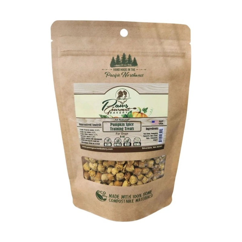 Paws Gourmet Bakery Pumpkin Spice Training Treats 6oz