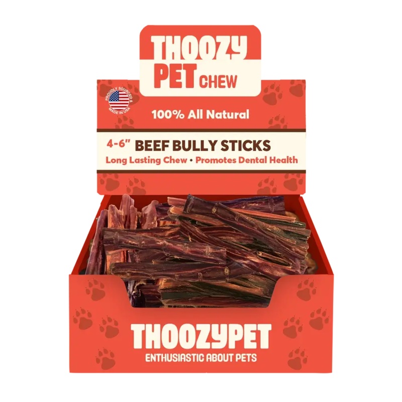 ThoozyPet USA-Sourced Beef Bully Stick Dog Chews