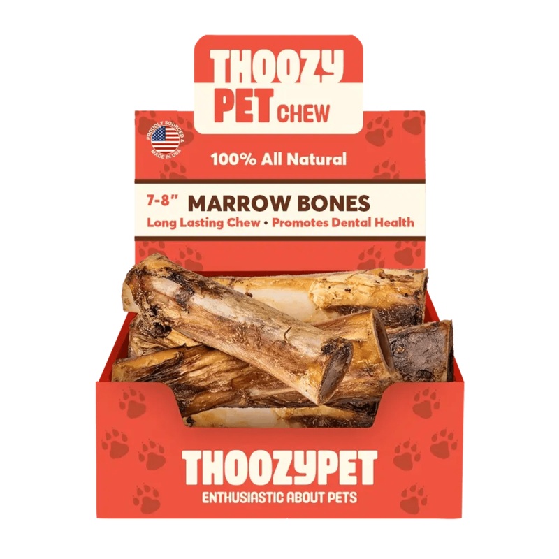 ThoozyPet USA-Sourced Marrow Center Bone Dog Chews 7-8 20ct