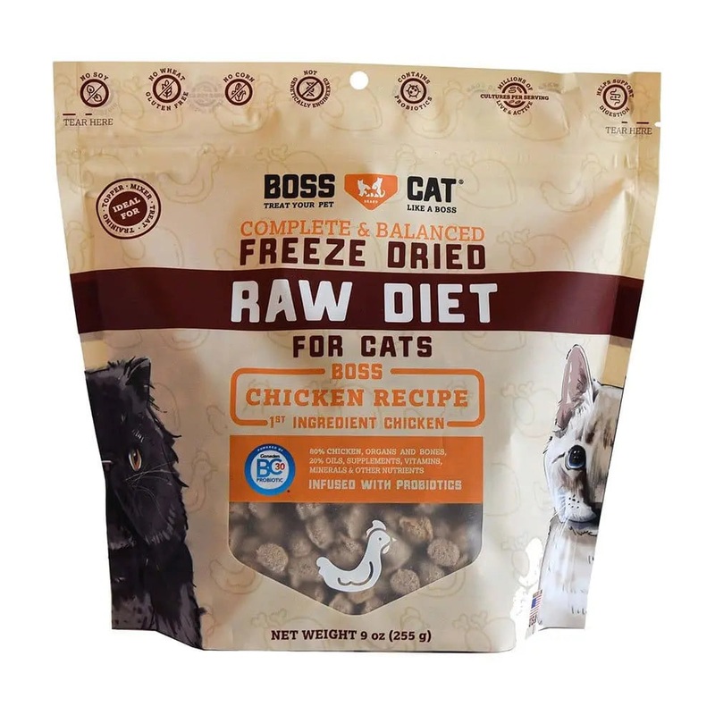 Boss Cat Freeze Dried Raw Chicken Nuggets 9 Oz