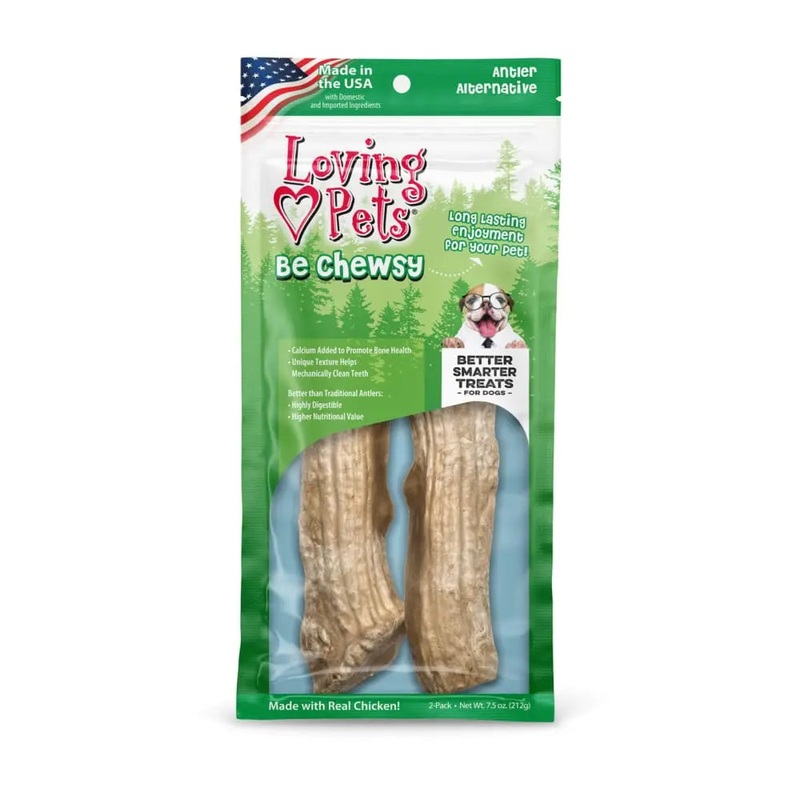 Loving Pets Be Chewsy Antler Dog Treat