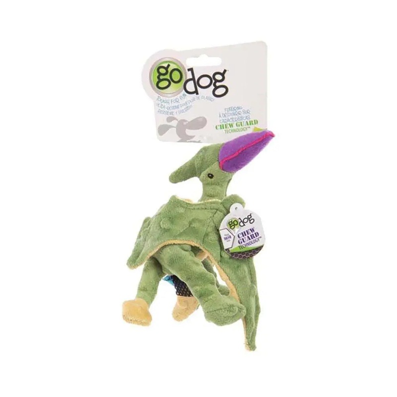 GoDog Terry the Pterodactyl Dino Dog Toys Small Green