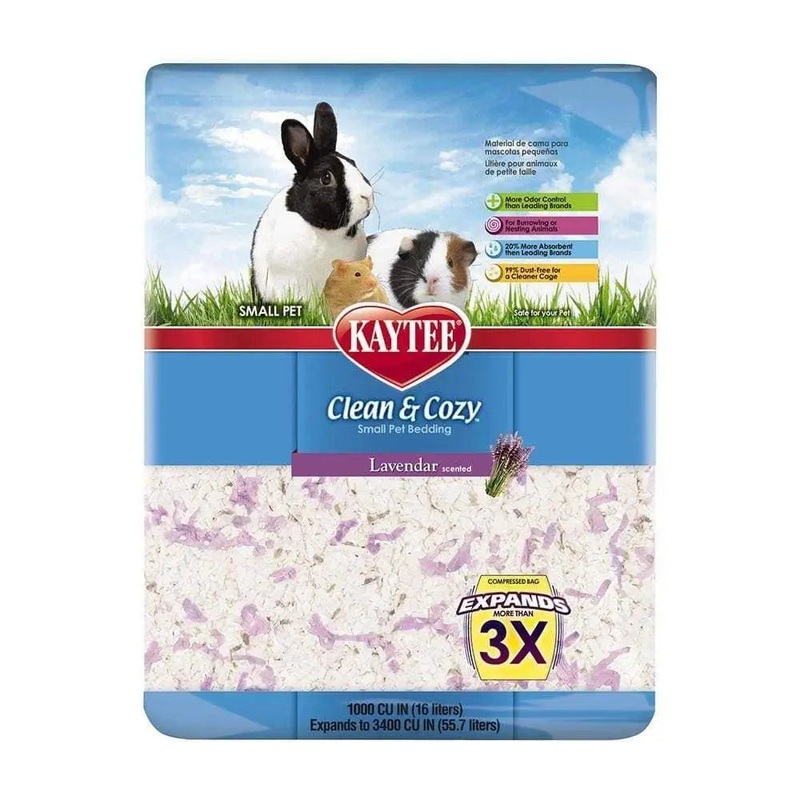 Kaytee Clean & Cozy Lavender Small Pet Bedding 49.2L 3000 Cubic Inch