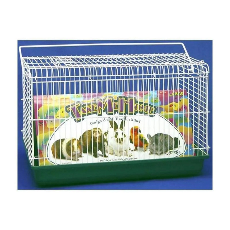 Kaytee Take Me with Travel Carrier for Small Animal Assorted Color Large