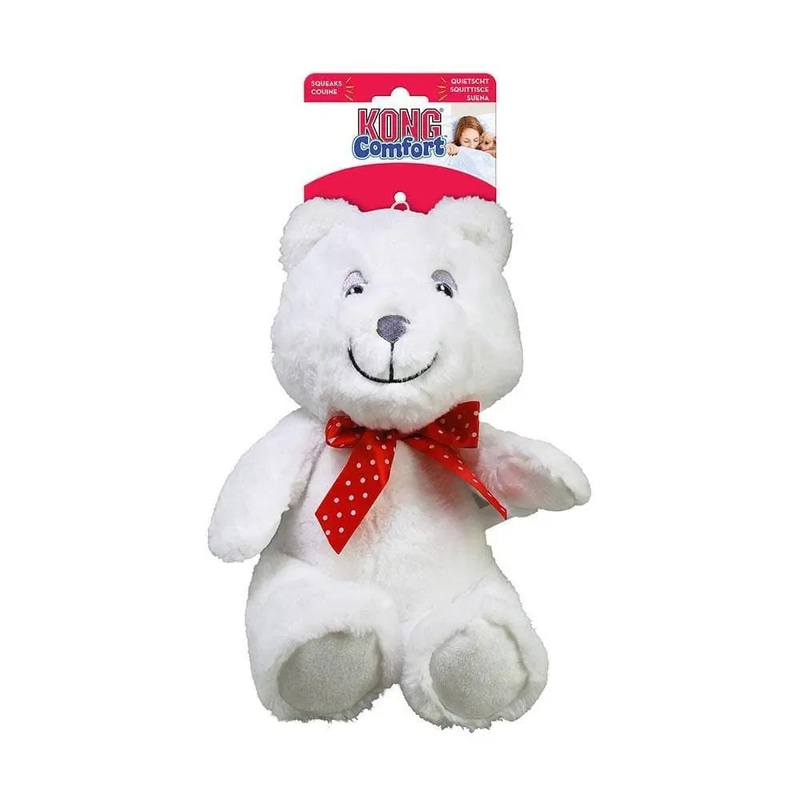 Kong Comfort Kiddos Bear Dog Toys Black Large