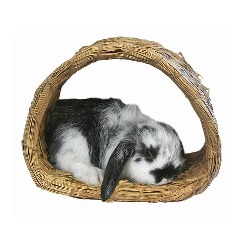 Marshall Grass Hide-A-Way Hut for Small Animals