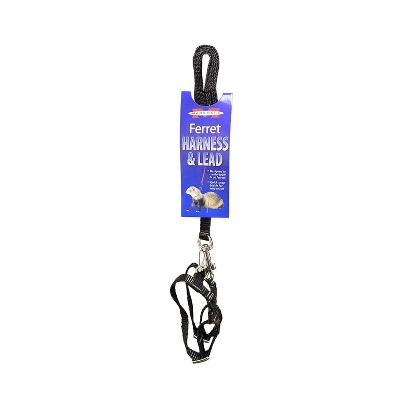 Marshall Harness & Lead Set for Ferret Black