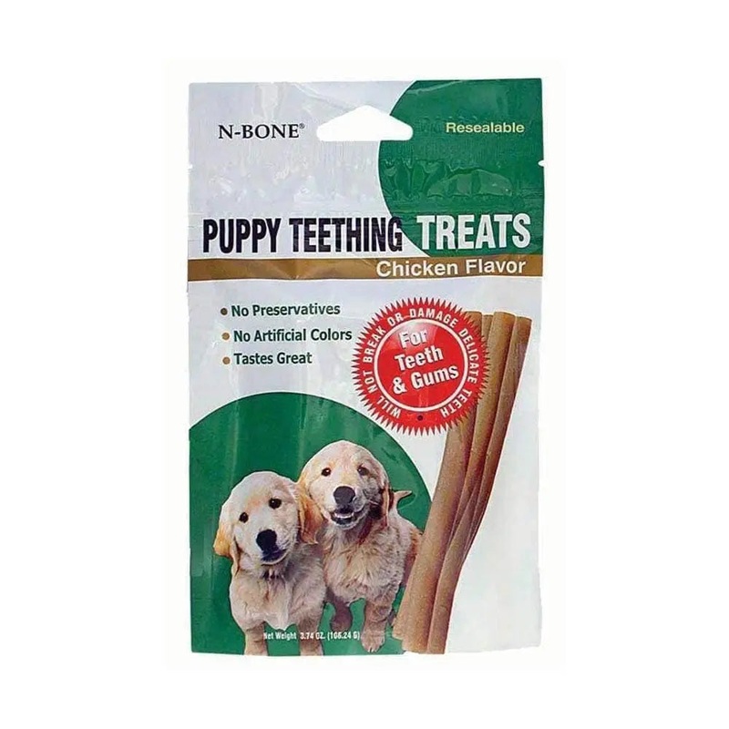 N-Bone Puppy Teething Treats Regular 3.74 Oz