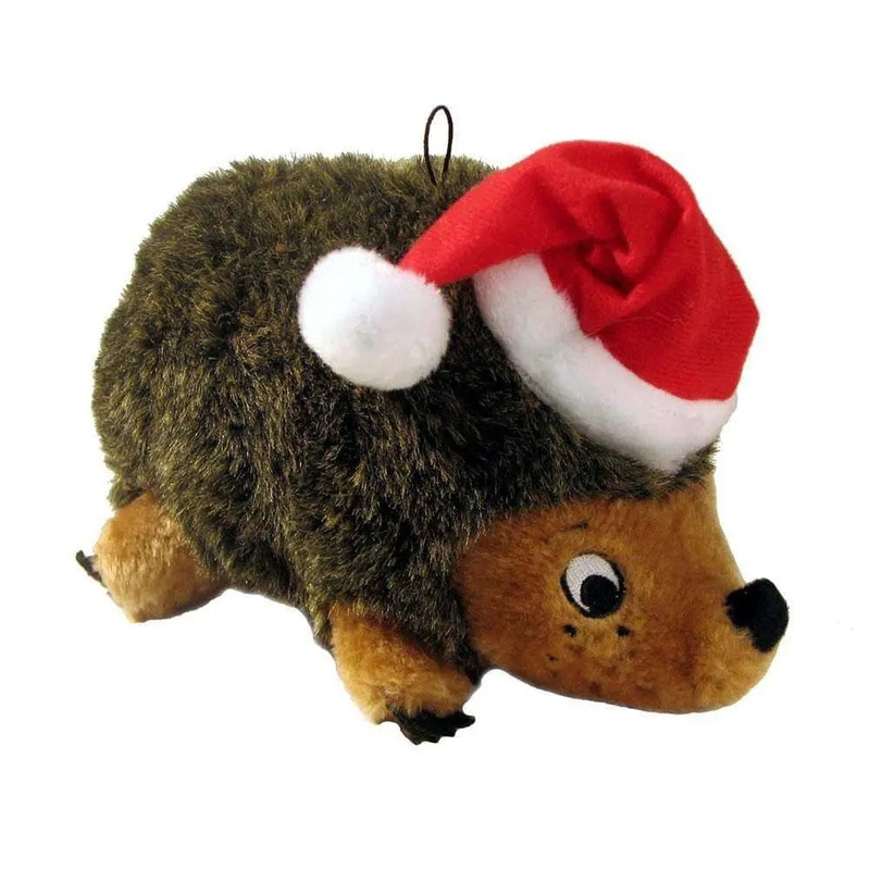 Outward Hound Holiday Hedgehogz Dog Toys Brown Color Medium