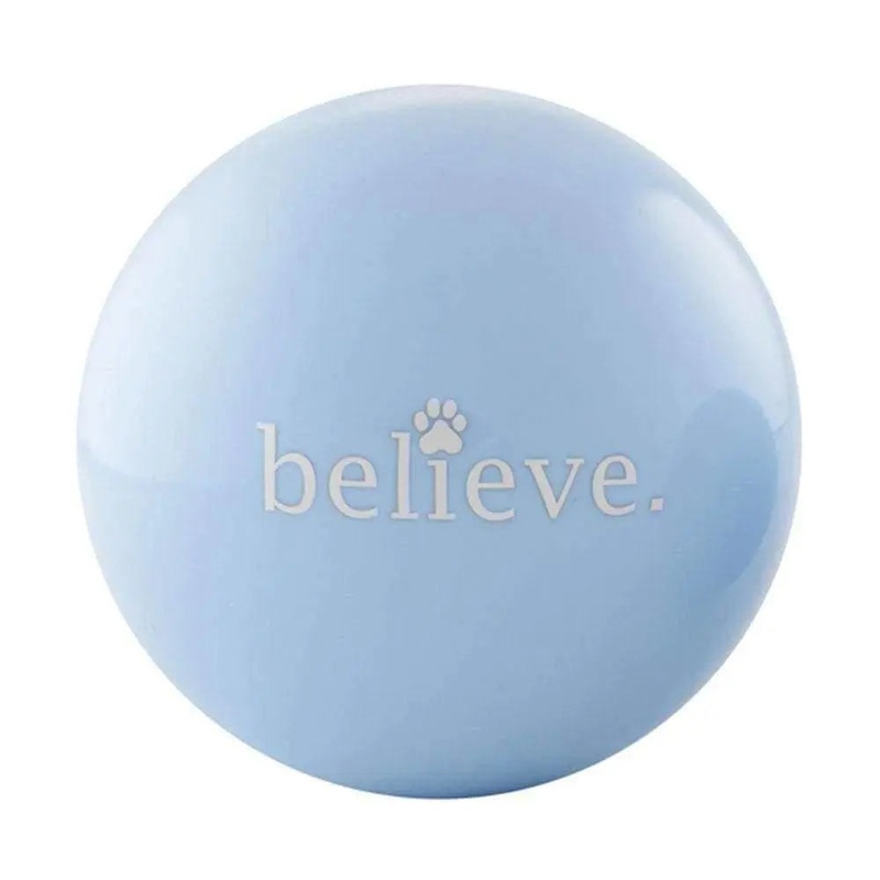 Outward Hound Orbee-Tuff Holiday Believe Ball Dog Toys Blue Color Large