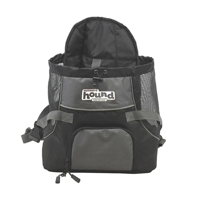 Outward Hound Pooch Pouch Front Carrier for Dog Grey Color Small 6.5 X 10 X 8 Inch