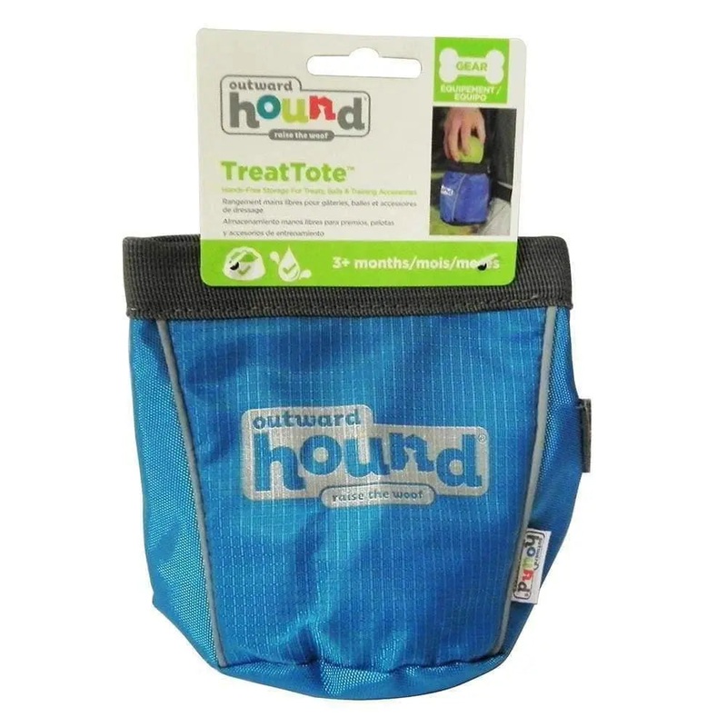 Outward Hound Treats Tote for Dog Grey Color 6.25 X 8.5 X 5 Inch