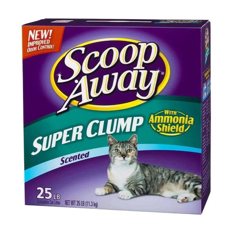Scoop Away Super Clump Scented Scoopable Cat Litter 25 Lbs