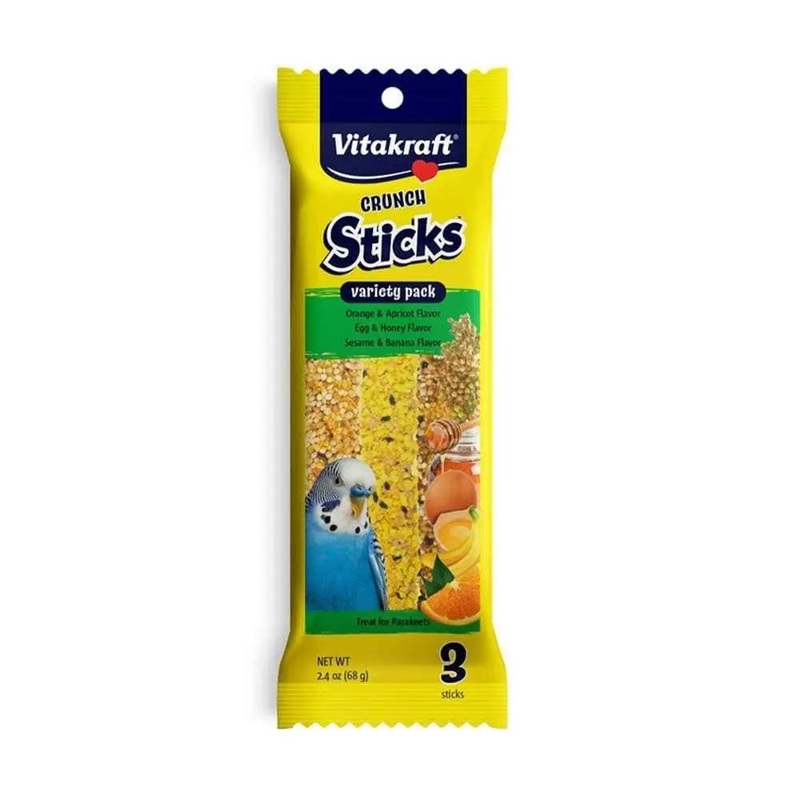 Vitakraft Variety Pack Crunch Sticks for Birds 2.4 Oz