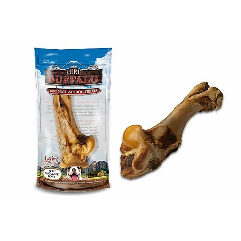 Loving Pets Pure Buffalo 12-13 Shoulder Bone Dog Treats
