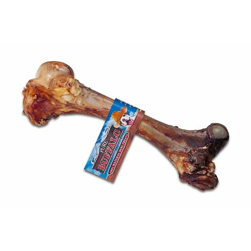 Loving Pets Pure Buffalo 14-16 Mammoth Meaty Femur Bone Dog Treats