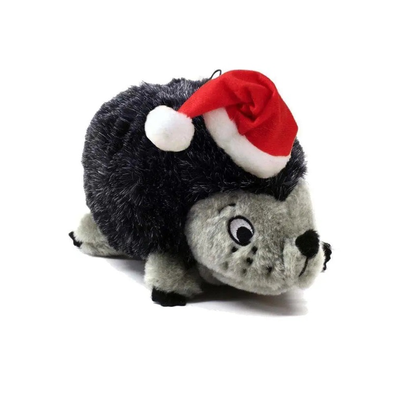 Outward Hound Holiday Hedgehogz Dog Toys Brown Color Large