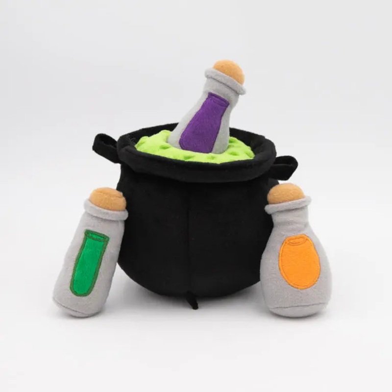 ZippyPaws Halloween Burrow Witch’s Brew Dog Toys