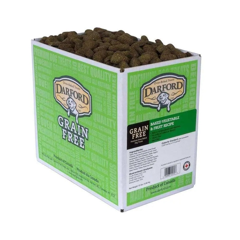 Darford Grain Free Baked Vegetable & Fruit Recipe Dog Treats 15 Lbs