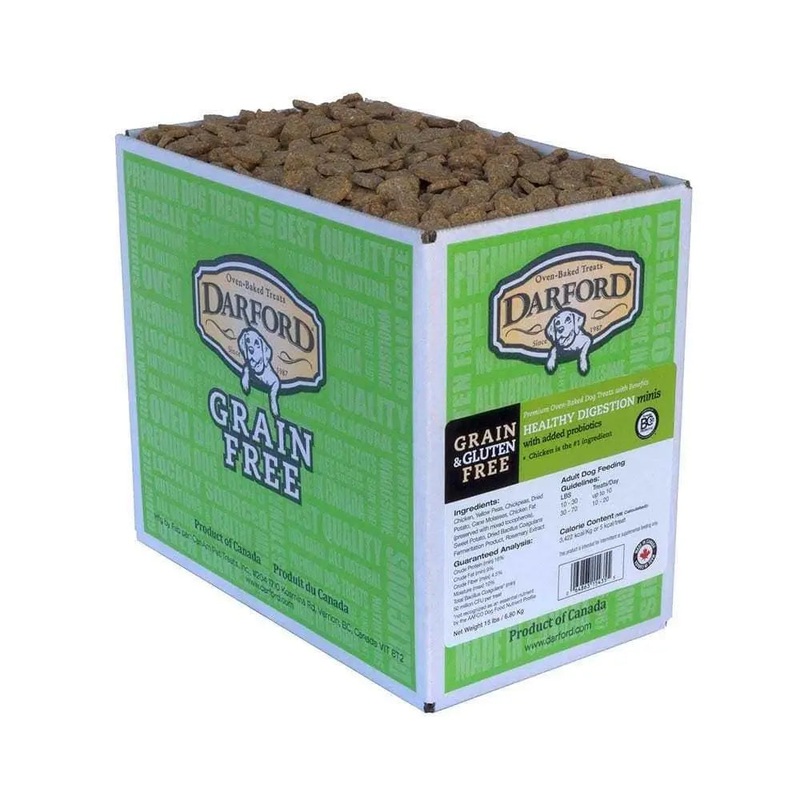 Darford Grain Free Healthy Digestion Minis Functionals Dog Treats 15 Lbs
