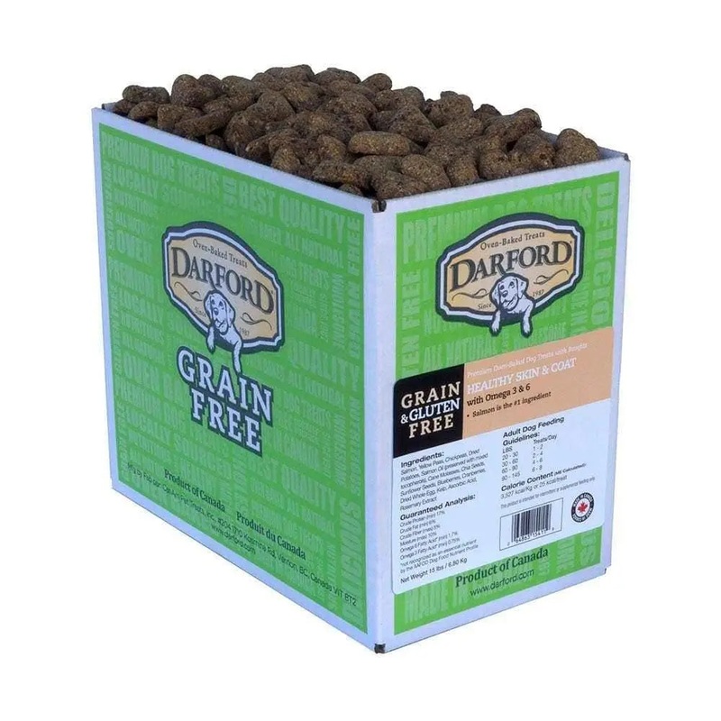 Darford Grain Free Healthy Skin & Coat Functionals Dog Treats 15 Lbs