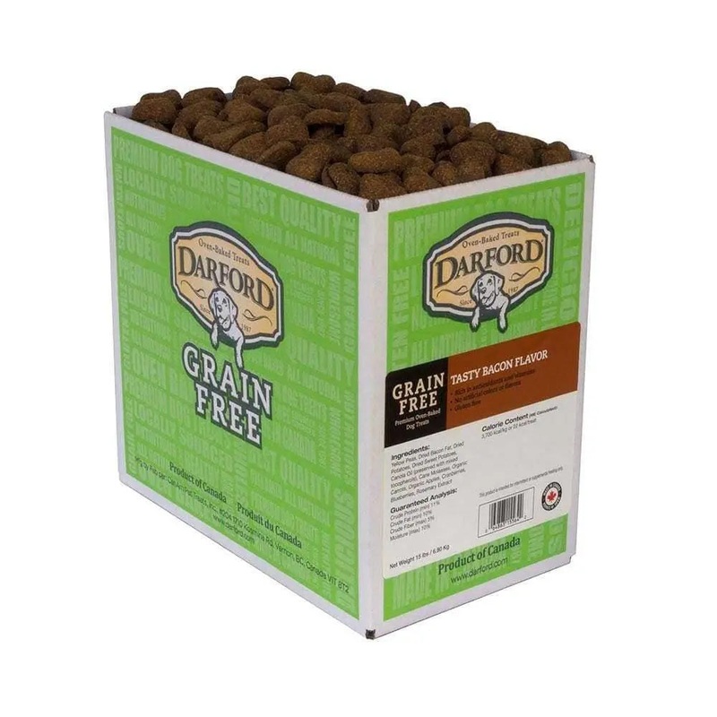 Darford Grain Free Tasty Bacon Flavor Dog Treats 15 Lbs