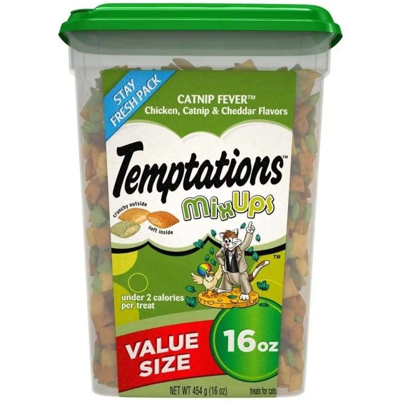 Temptations Catnip Fever MixUps Catnip Chicken & Cheddar Cat Treats