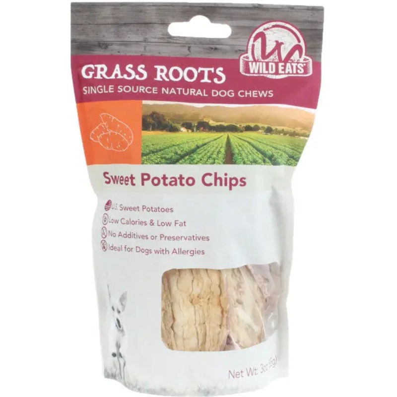 Wild Eats Sweet Potato Chips Dog Treat 3 oz