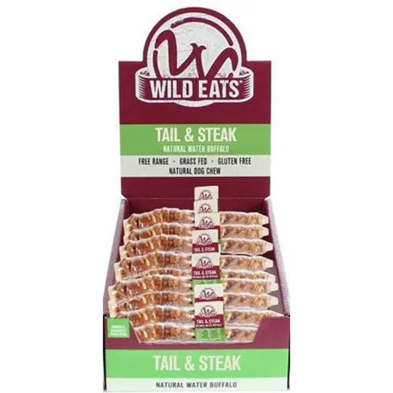 Wild Eats Water Buffalo Tail & Steak Dog Treat
