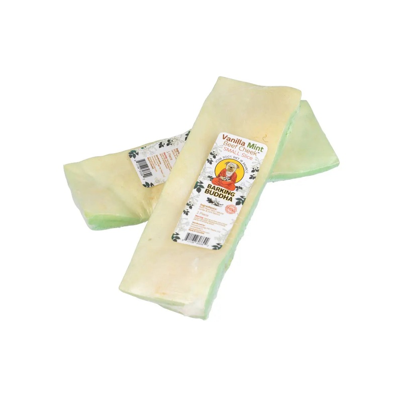 Barking Buddha Vanilla Mint Beef Cheek Slices Small (30/case)