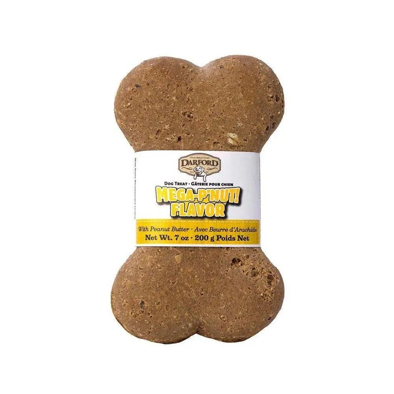 Darford Mega-PNut! Flavor Bone Dog Treats 7 Oz