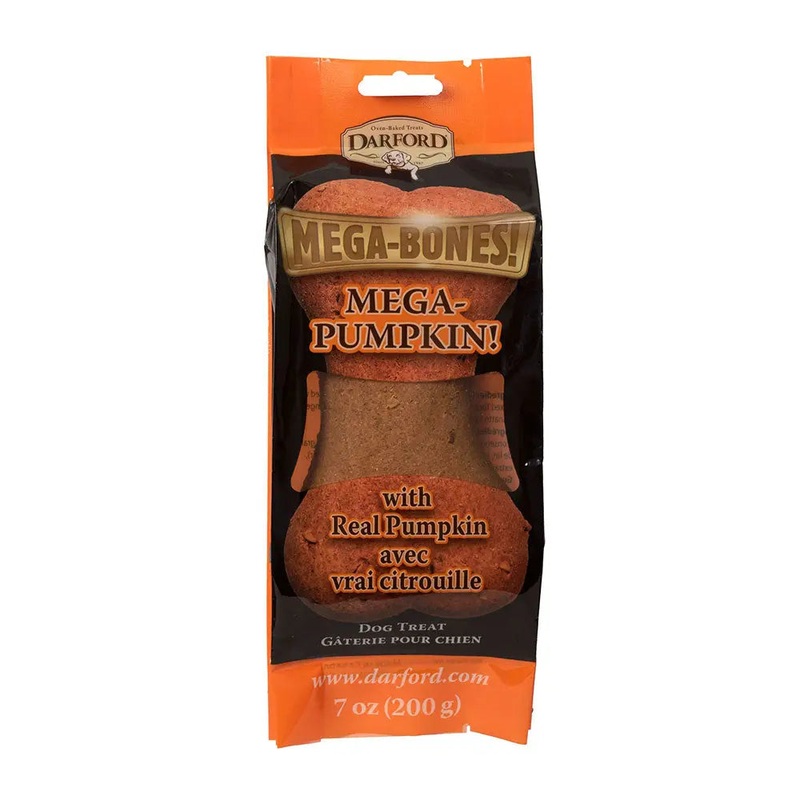 Darford Mega-Pumpkin! Flavor Bone Dog Treat 7 Oz
