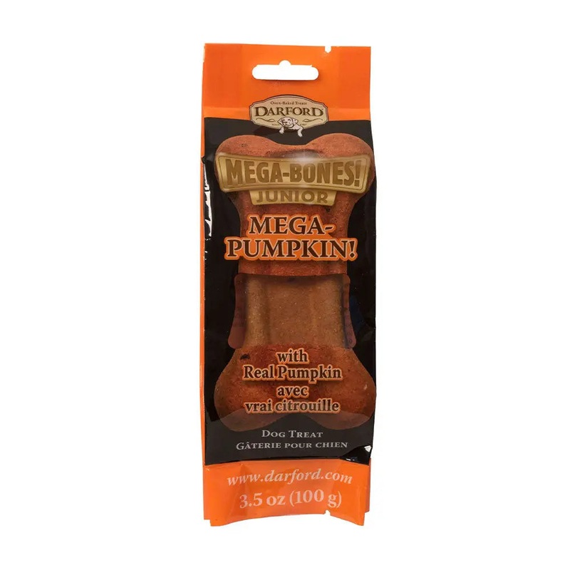 Darford Mega-Pumpkin! Jr. Flavor Bone Dog Treat 3.5 Oz