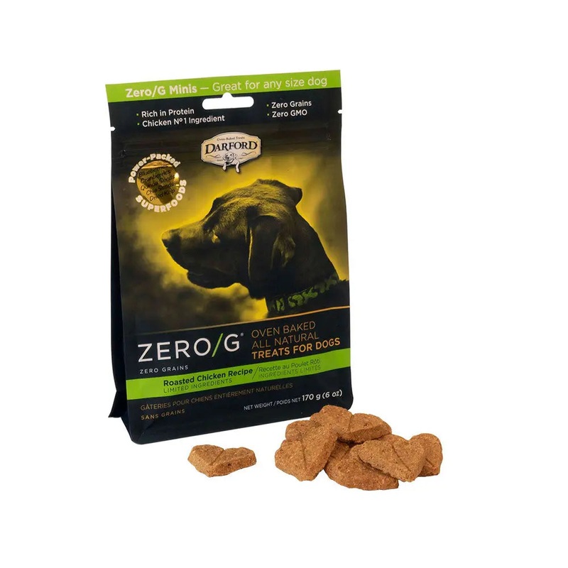 Darford ZERO/G Minis Roasted Chicken Dog Treat 6 Oz