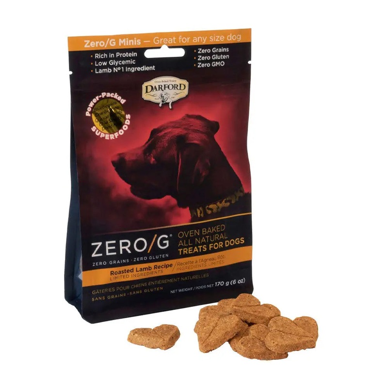 Darford ZERO/G Minis Roasted Lamb Oven Baked Dog Treats 6 Oz