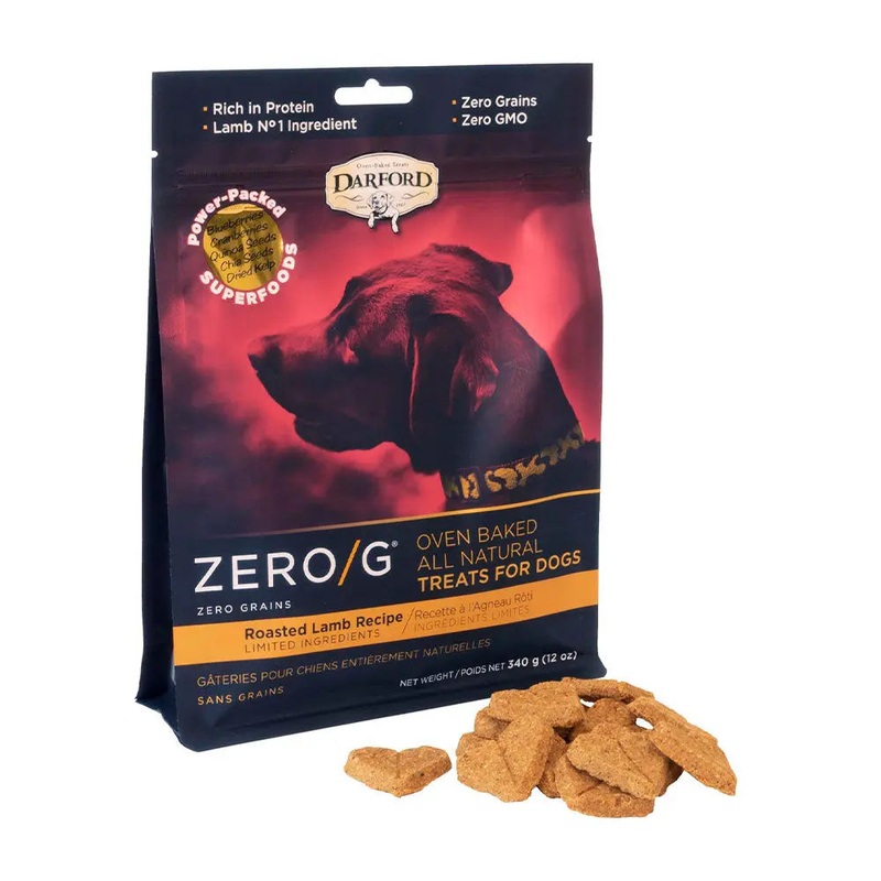 Darford ZERO/G Roasted Lamb Oven Baked Dog Treats 12 Oz