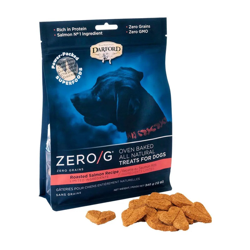 Darford ZERO/G Roasted Salmon Oven Baked Dog Treat 12 Oz