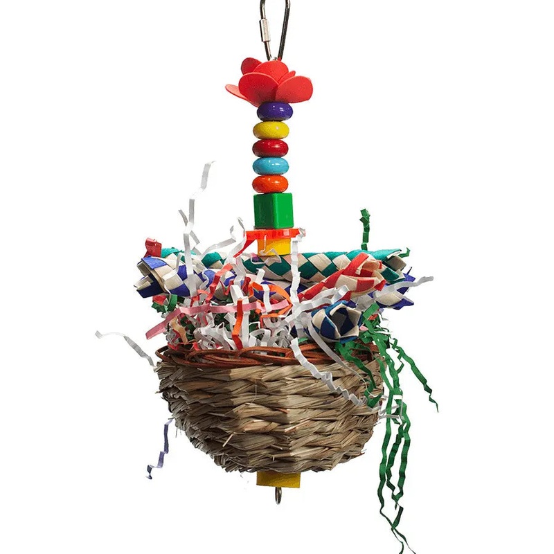 A & E Cages Happy Beaks Love Nest Bird Toy