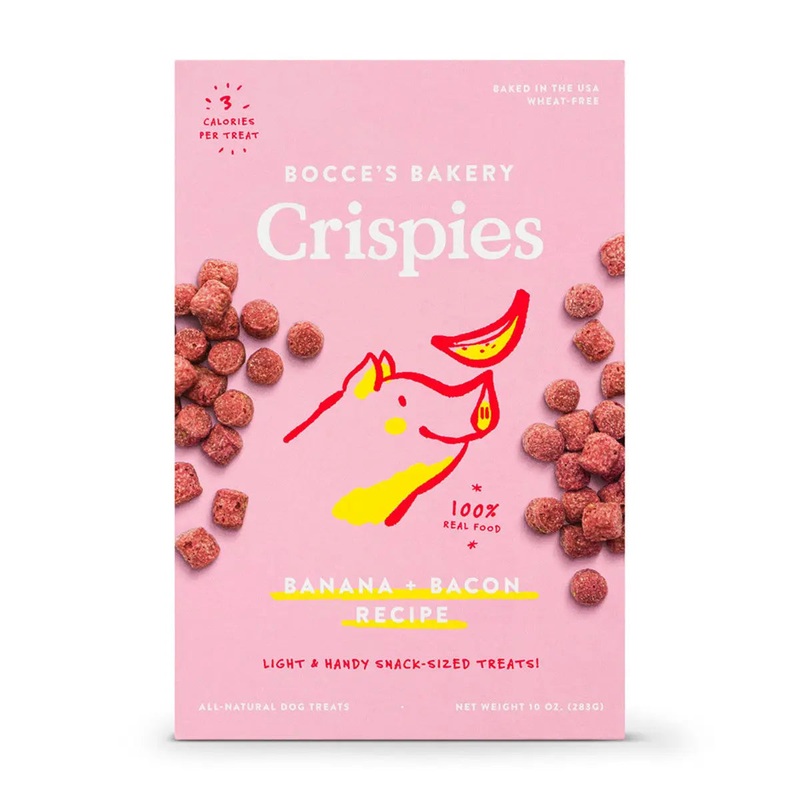 Bocce’s Bakery Banana + Bacon 10oz Crispies Dog Treats