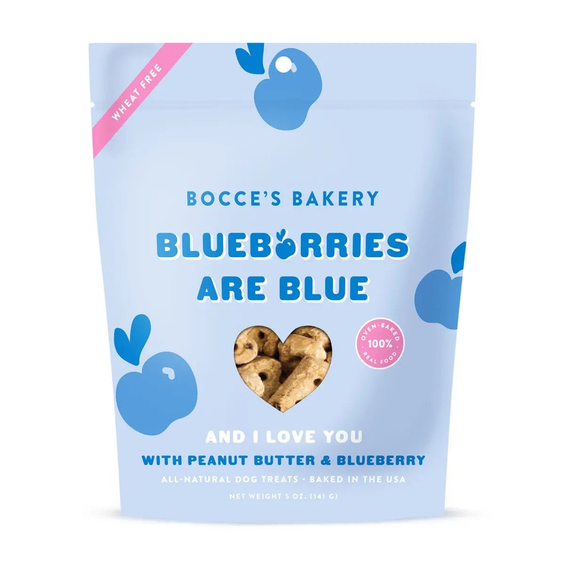Bocce’s Bakery Blueberries are Blue Dog Biscuits