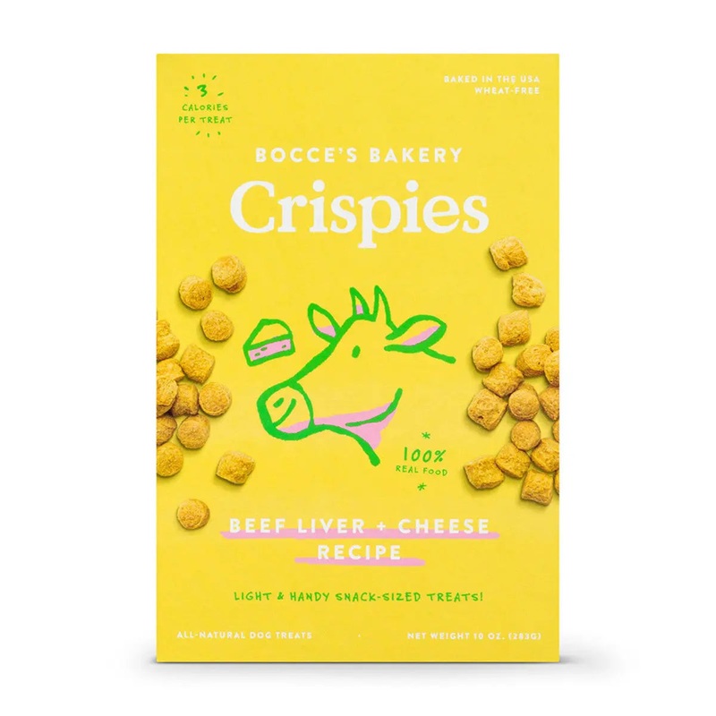Bocce’s Bakery Liver + Cheese 10oz Crispies Dog Treats