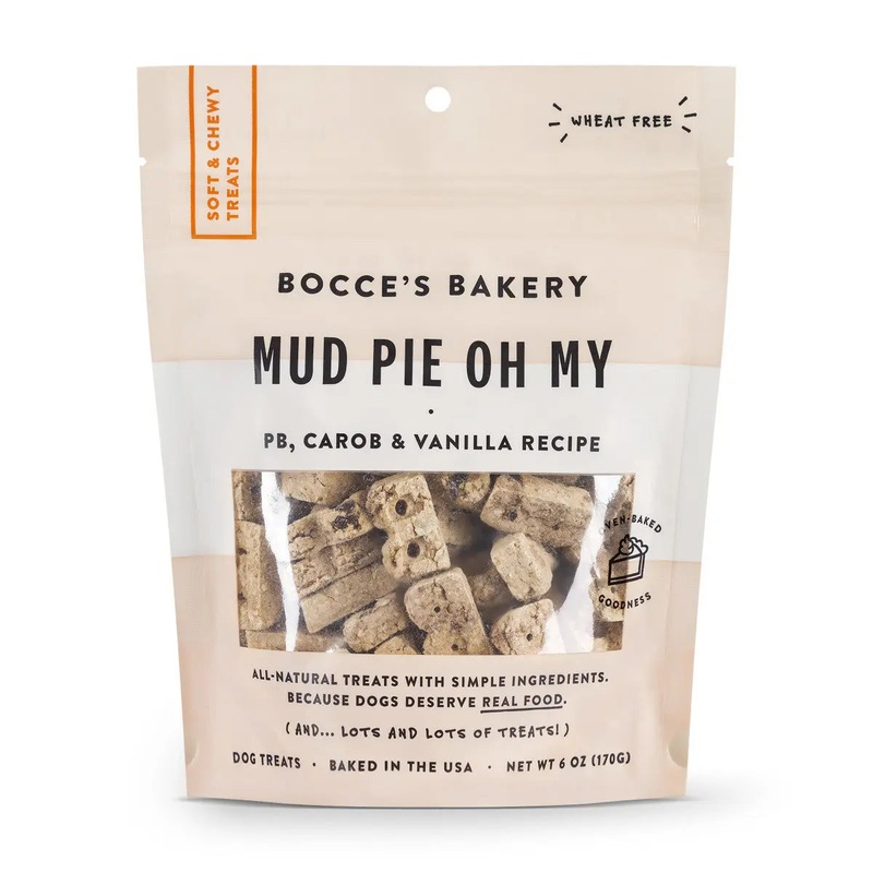 Bocce’s Bakery Mud Pie Oh My 6oz Soft & Chewy Dog Treats