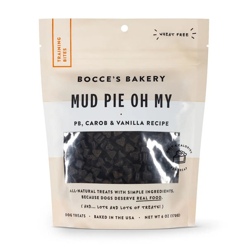 Bocce’s Bakery Mud Pie Oh My 6oz Training Bites Dog Treats