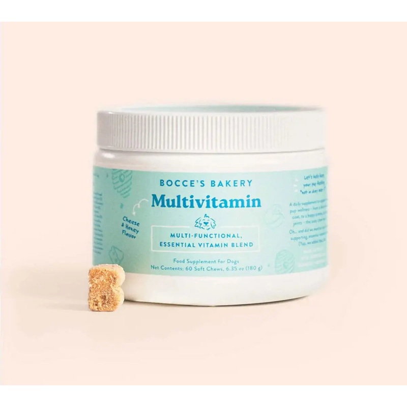 Bocce’s Bakery Multivitamin 60 Count Soft Chew Dog Supplements