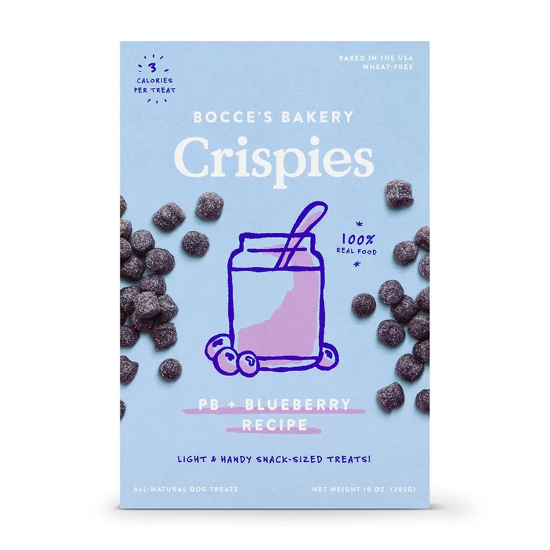 Bocce’s Bakery PB + Blueberry 10oz Crispies Dog Treats