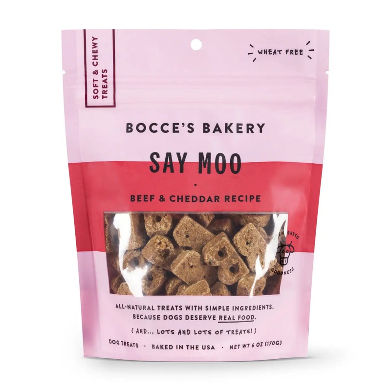 Bocce’s Bakery Say MOOOO 6oz Soft & Chewy Dog Treats