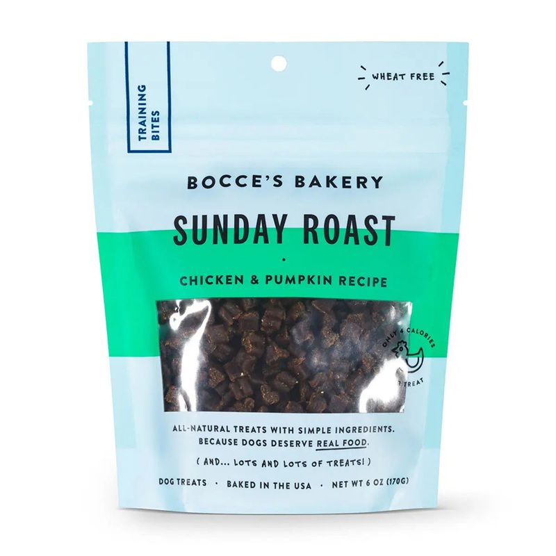 Bocce’s Bakery Sunday Roast 6oz Training Bites Dog Treats