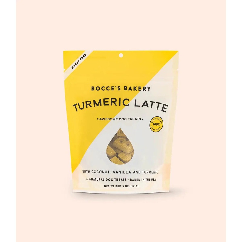 Bocce’s Bakery Turmeric Latte 5oz Biscuits Dog Treats